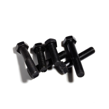 car wheel lug bolts din933 hex bolts grade 8.8 surface black oxide m30.3-5 hex bolt grade 10.9